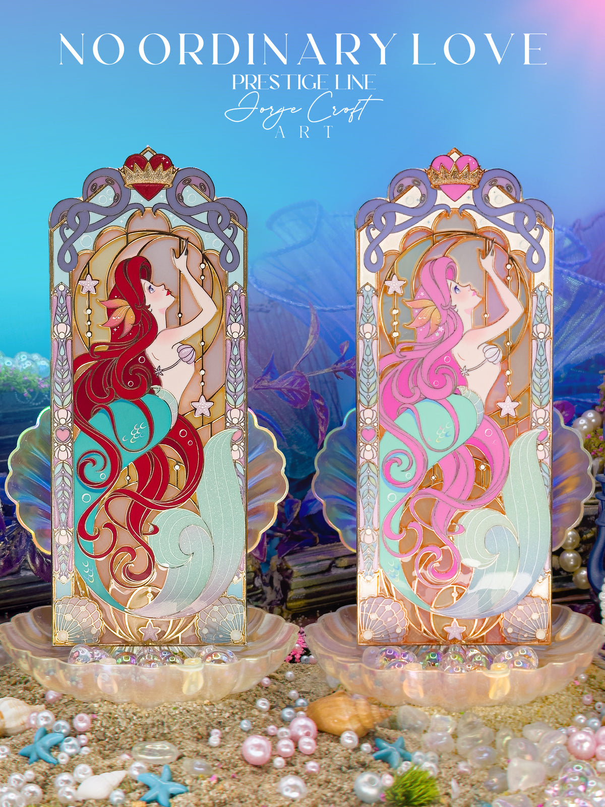 Prestige Line - Pastel Variant - No Ordinary Love - 6" Enamel Pin Set